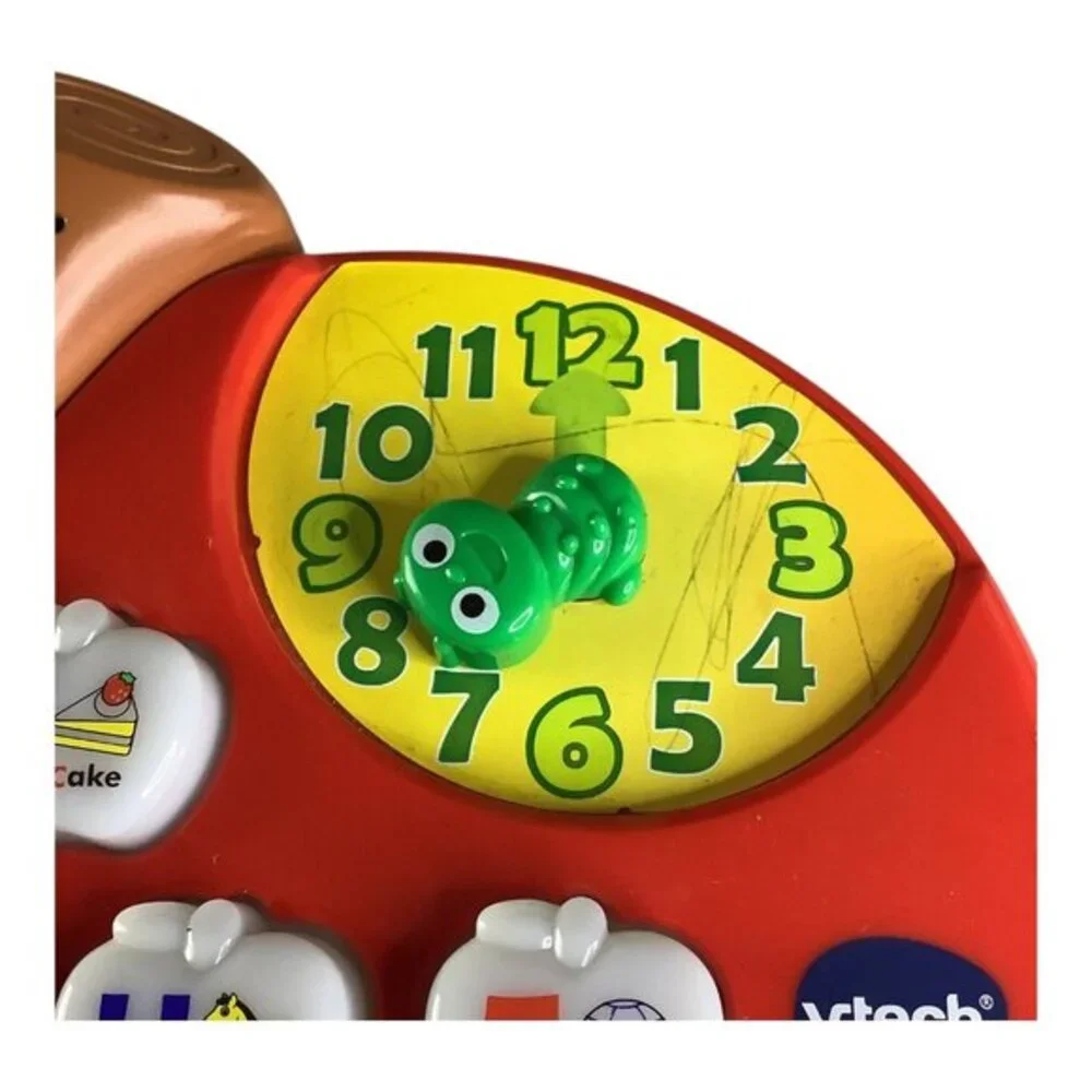 VTech Alphabet Apple Interactive‎ Learning Toy Untested Batteries Needed